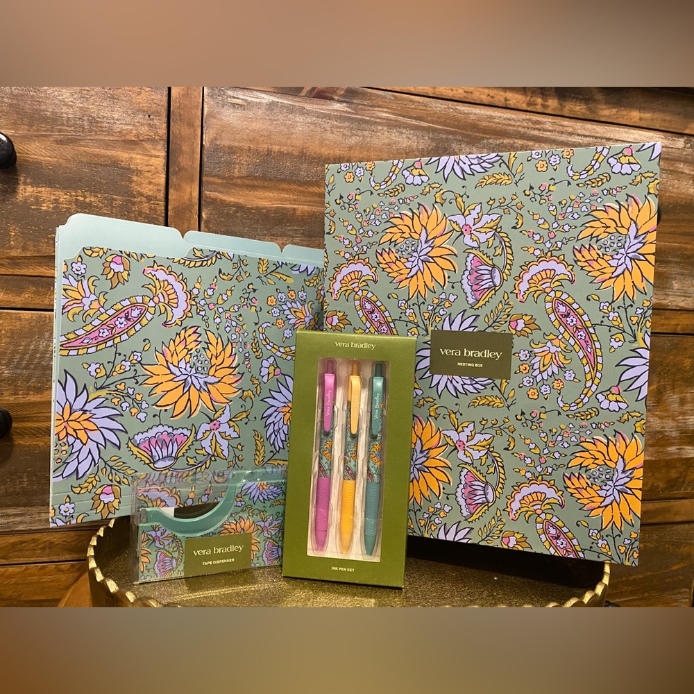 Vera Bradley Matching Office Set